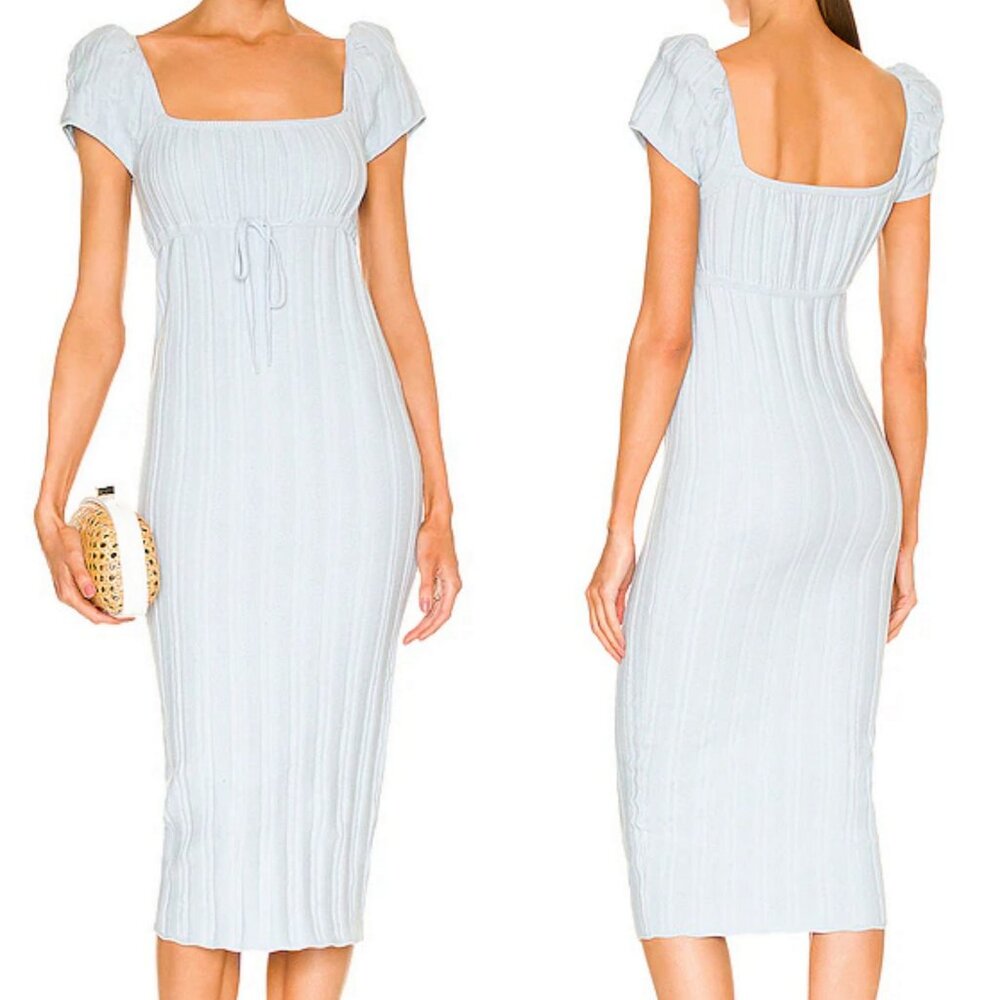 LPA X REVOLVE COCO Ribbed Knit Bodycon Midi Dress